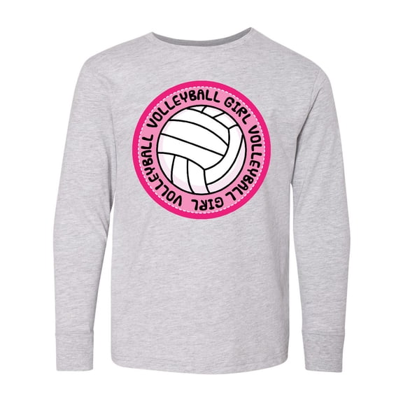 Inktastic Volleyball Girl Long Sleeve Youth T-Shirt