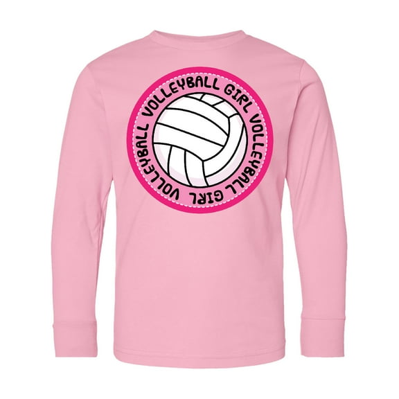 Inktastic Volleyball Girl Long Sleeve Youth T-Shirt