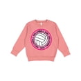 thumbnail image 1 of Inktastic Volleyball Girl Toddler Sweatshirt, 1 of 4