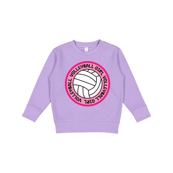 Inktastic Volleyball Girl Toddler Sweatshirt