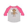 thumbnail image 1 of Inktastic Volleyball Monkey Boy Boys Toddler T-Shirt, 1 of 5
