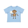 thumbnail image 1 of Inktastic Volleyball Monkey Boy Boys Toddler T-Shirt, 1 of 5