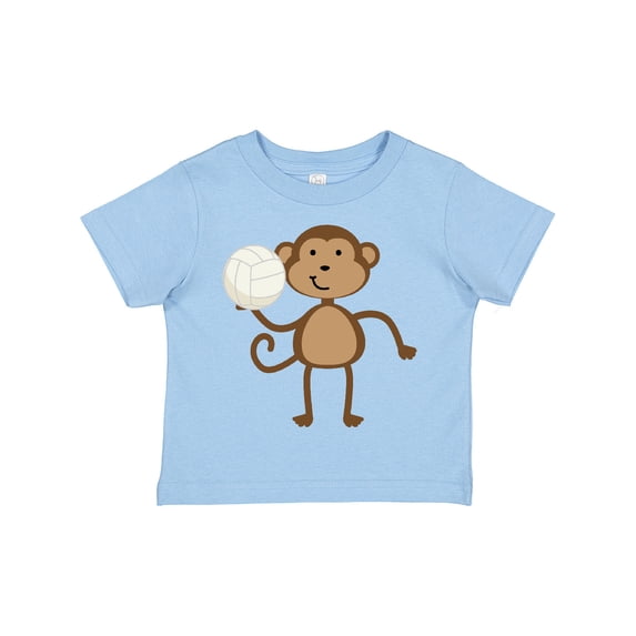 Inktastic Volleyball Monkey Boy Boys Toddler T-Shirt