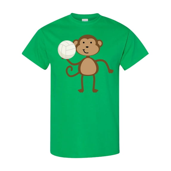Inktastic Volleyball Monkey Boy T-Shirt