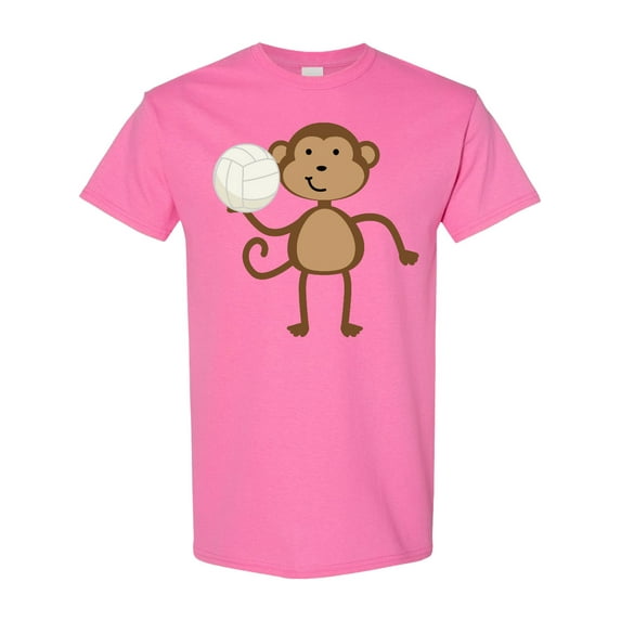 Inktastic Volleyball Monkey Boy T-Shirt