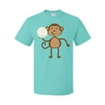 thumbnail image 1 of Inktastic Volleyball Monkey Boy T-Shirt, 1 of 5