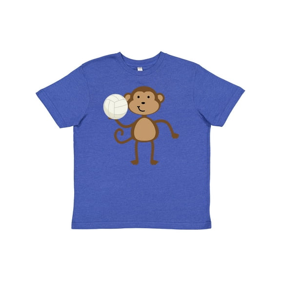 Inktastic Volleyball Monkey Boy Youth T-Shirt