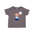 thumbnail image 1 of Inktastic Volleyball Player Boys Cute Monkey Boys Toddler T-Shirt, 1 of 5