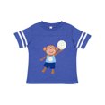 thumbnail image 1 of Inktastic Volleyball Player Boys Cute Monkey Boys Toddler T-Shirt, 1 of 5