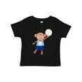 thumbnail image 1 of Inktastic Volleyball Player Boys Cute Monkey Boys Toddler T-Shirt, 1 of 5