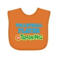 thumbnail image 1 of Inktastic Volleyball Player Kids Boys or Girls Baby Bib, 1 of 4