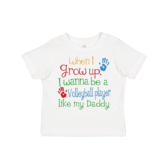 Inktastic Volleyball Player Like Daddy Boys or Girls Toddler T-Shirt