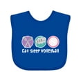 thumbnail image 1 of Inktastic Volleyball Player Team Coach Girls Baby Bib, 1 of 4
