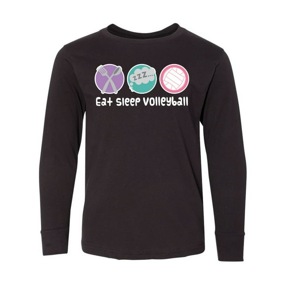 Inktastic Volleyball Player Team Coach Long Sleeve Youth T-Shirt