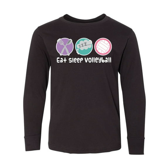 Inktastic Volleyball Player Team Coach Long Sleeve Youth T-Shirt