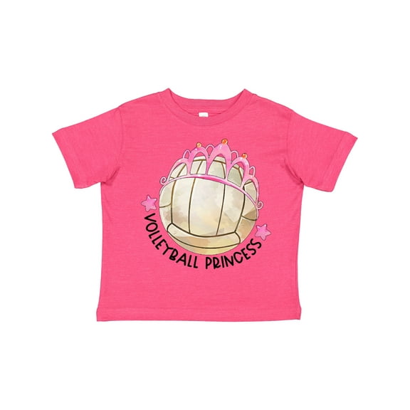 Inktastic Volleyball Princess Tiara Girls Toddler T-Shirt