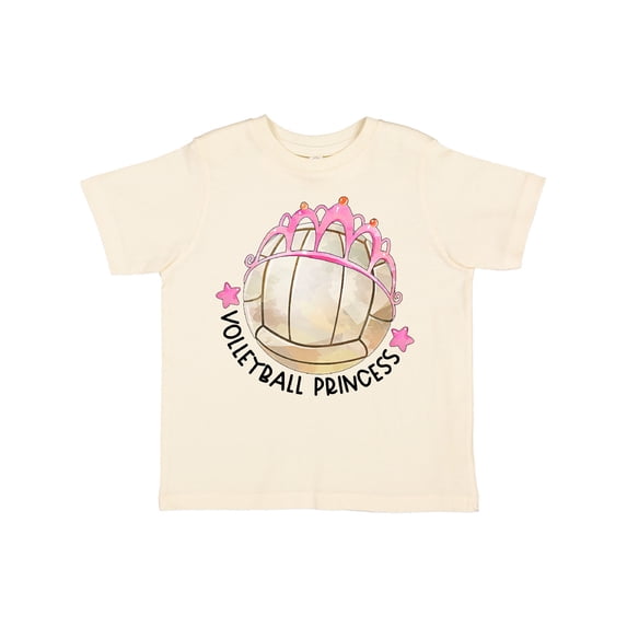 Inktastic Volleyball Princess Tiara Girls Toddler T-Shirt