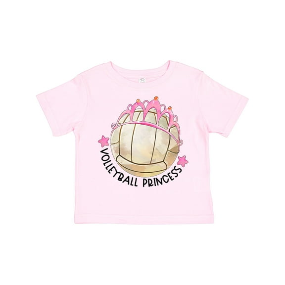 Inktastic Volleyball Princess Tiara Girls Toddler T-Shirt
