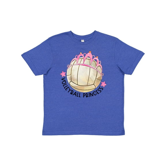 Inktastic Volleyball Princess- Tiara Youth T-Shirt