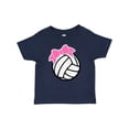 thumbnail image 1 of Inktastic Volleyball with Pink Bow Boys or Girls Baby T-Shirt, 1 of 5