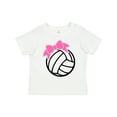 thumbnail image 1 of Inktastic Volleyball with Pink Bow Boys or Girls Toddler T-Shirt, 1 of 5