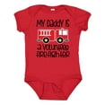 thumbnail image 1 of Inktastic Volunteer Firefighter Daddy Boys or Girls Baby Bodysuit, 1 of 5