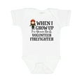 thumbnail image 1 of Inktastic Volunteer Firefighter Future Girls Girls Baby Bodysuit, 1 of 5