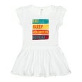 thumbnail image 1 of Inktastic Volunteering Eat Sleep Volunteer Repeat Girls Baby Dress, 1 of 5