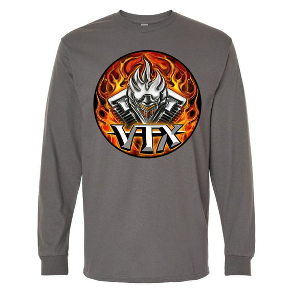 Inktastic Vtx Flaming Motor Long Sleeve T-Shirt