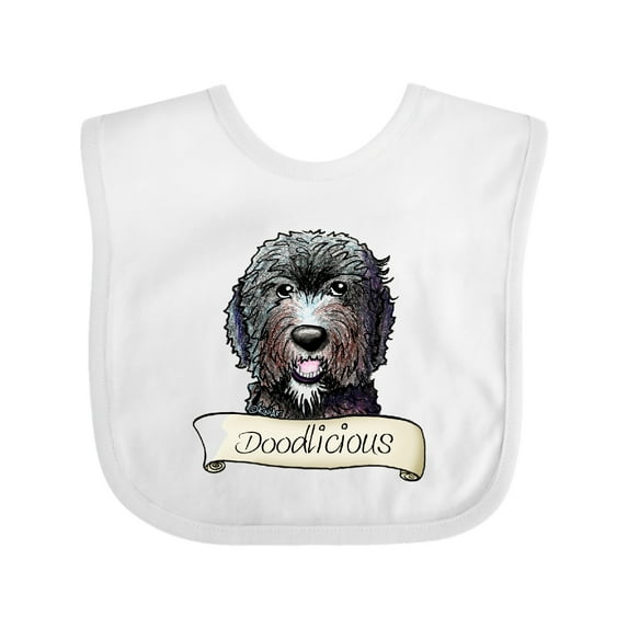 Inktastic Wb Black Doodle Boys or Girls Baby Bib
