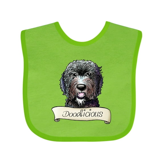 Inktastic Wb Black Doodle Boys or Girls Baby Bib