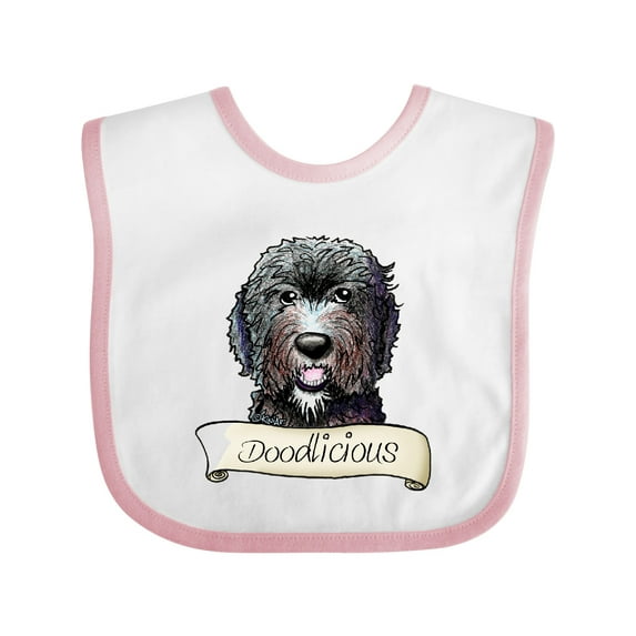 Inktastic Wb Black Doodle Boys or Girls Baby Bib