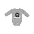 thumbnail image 1 of Inktastic Wb Black Doodle Boys or Girls Long Sleeve Baby Bodysuit, 1 of 5