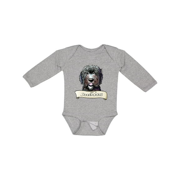 Inktastic Wb Black Doodle Boys or Girls Long Sleeve Baby Bodysuit