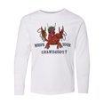 thumbnail image 1 of Inktastic WHO'S YOUR CRAWDADDY? Mardi Gras Crayfish Long Sleeve Youth T-Shirt, 1 of 5
