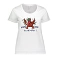 thumbnail image 1 of Inktastic WHO'S YOUR CRAWDADDY? Mardi Gras Crayfish Women's Plus Size T-Shirt, 1 of 5