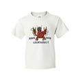thumbnail image 1 of Inktastic WHO'S YOUR CRAWDADDY? Mardi Gras Crayfish Youth T-Shirt, 1 of 5