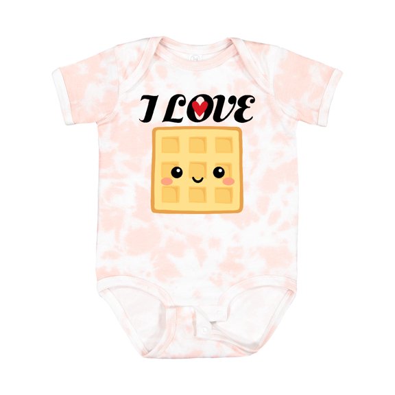 Inktastic Waffle Lover I Love Waffles Boys or Girls Baby Bodysuit