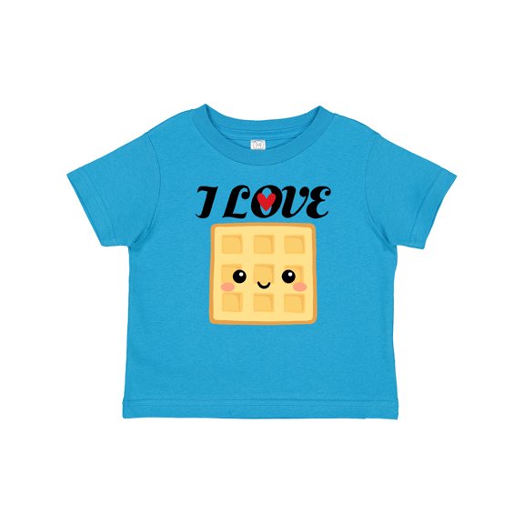 Inktastic Waffle Lover I Love Waffles Boys or Girls Baby T-Shirt