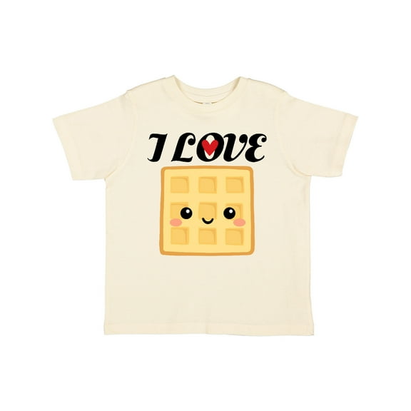 Inktastic Waffle Lover I Love Waffles Boys or Girls Toddler T-Shirt
