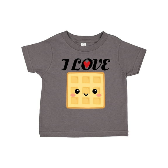 Inktastic Waffle Lover I Love Waffles Boys or Girls Toddler T-Shirt