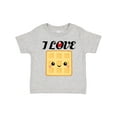 thumbnail image 1 of Inktastic Waffle Lover I Love Waffles Boys or Girls Toddler T-Shirt, 1 of 5