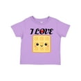 thumbnail image 1 of Inktastic Waffle Lover I Love Waffles Boys or Girls Toddler T-Shirt, 1 of 5