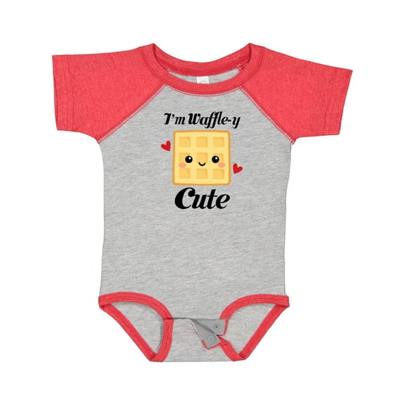 Inktastic Waffle Pun Im Waffle-y Cute Girls Baby Bodysuit