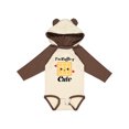 thumbnail image 1 of Inktastic Waffle Pun Im Waffle-y Cute Girls Long Sleeve Baby Bodysuit, 1 of 5