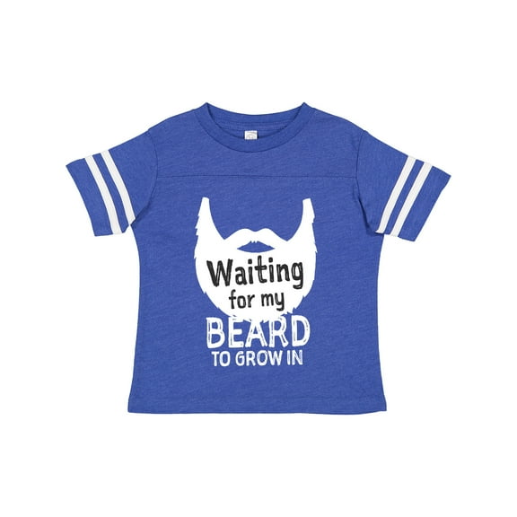 Inktastic Waiting for My Beard to Grow in Boys Toddler T-Shirt
