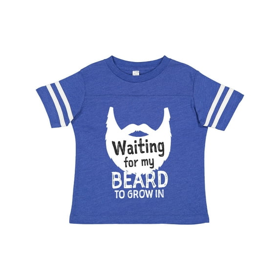Inktastic Waiting for My Beard to Grow in Boys Toddler T-Shirt