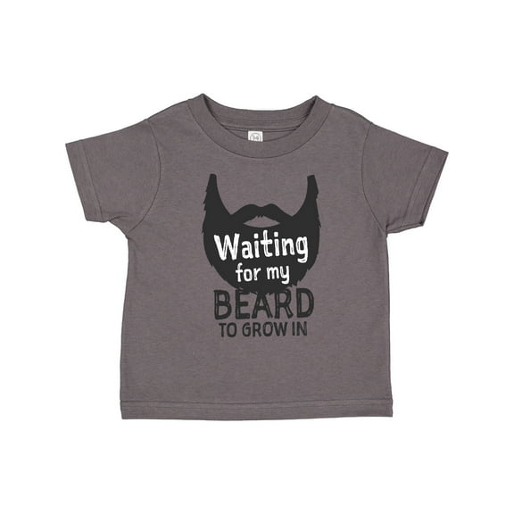 Inktastic Waiting for My Beard to Grow in Boys Toddler T-Shirt