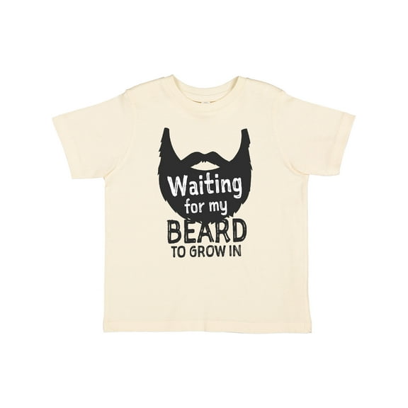Inktastic Waiting for My Beard to Grow in Boys Toddler T-Shirt