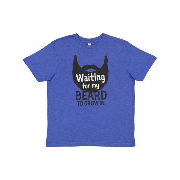 Inktastic Waiting for My Beard to Grow in Youth T-Shirt